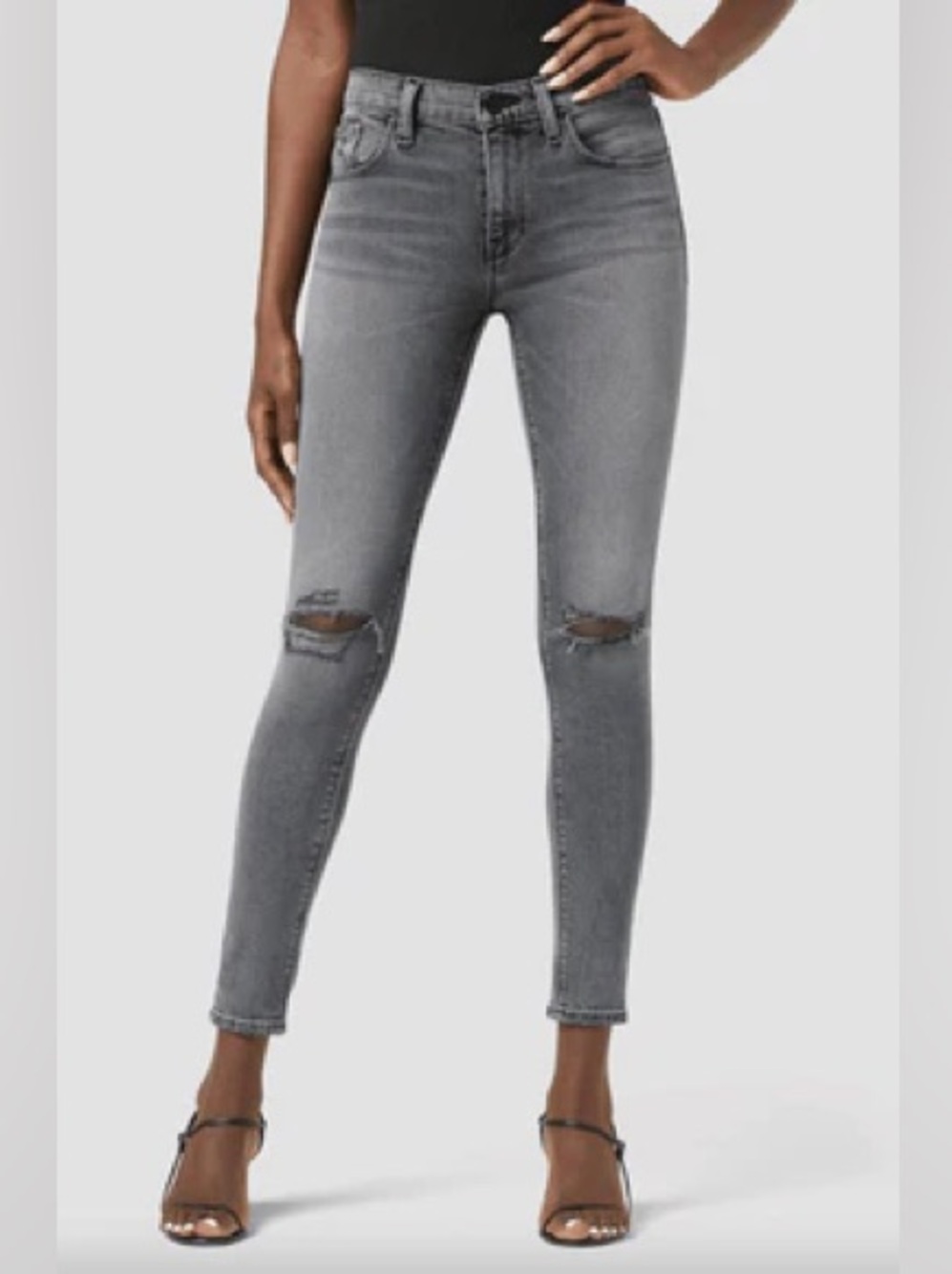 Hudson Jeans Barbara High-Rise Super Skinny Ankle Jeans Size 24